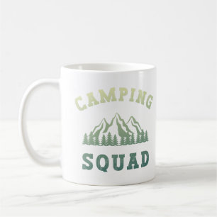 Camping Squad Camping Trip Gebirge Außenbereich Kaffeetasse