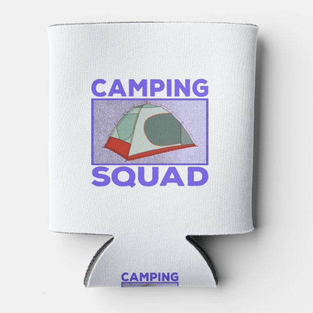 Camping Squad Dosenkühler (Vorderseite)