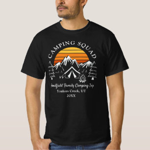 Camping Squad Moderne Familienführung - passender T-Shirt