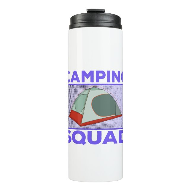 Camping Squad Thermosbecher (Vorderseite)