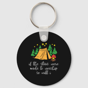 Camping Stars, die Christlichen Camper Männer anbe Schlüsselanhänger