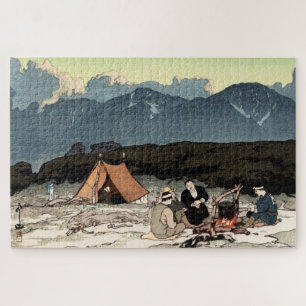 Camping Südjapanische Alpen Yoshida Hiroshi 1928 Puzzle