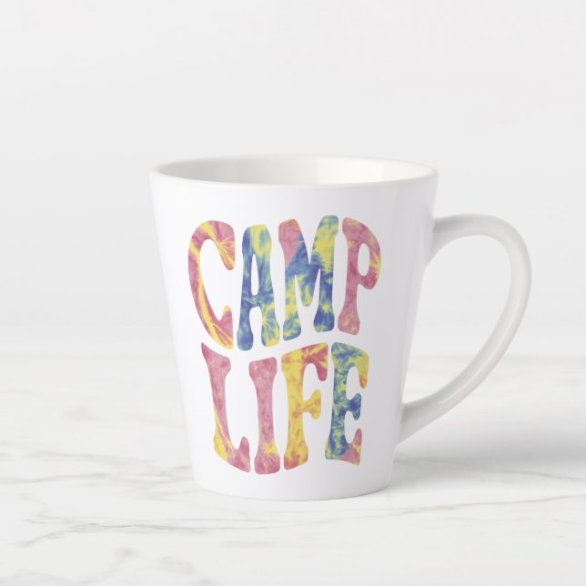 Camping Summer Girls Camp Krawatte Die Retro Milchtasse (Rechts)