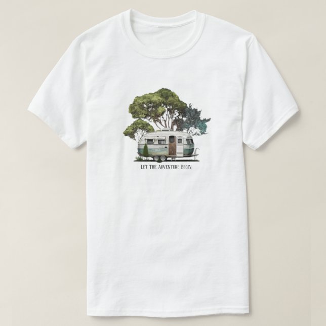 Camping T - Shirt (Design vorne)
