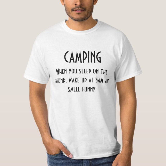 Camping T-Shirt (Vorderseite)