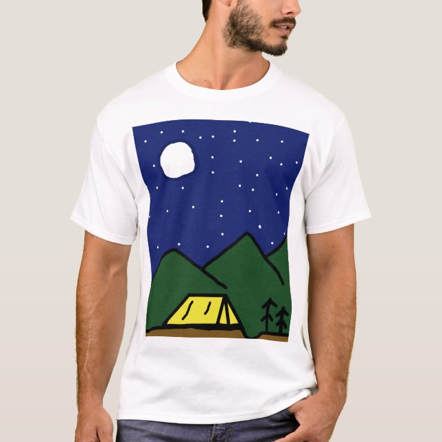 Camping T-Shirt (Vorderseite)