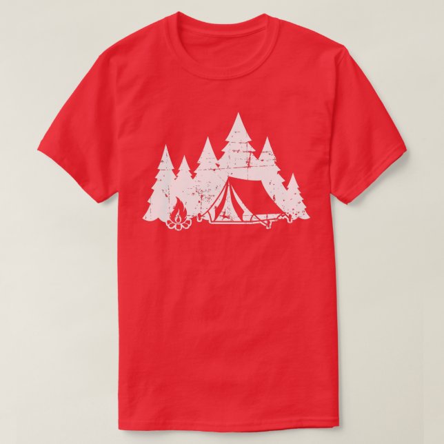 Camping  T-Shirt (Design vorne)