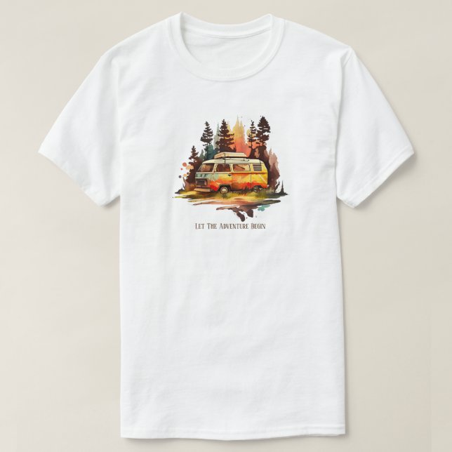 Camping T - Shirt (Design vorne)