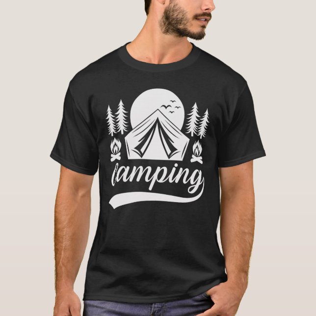 Camping T-Shirt (Vorderseite)