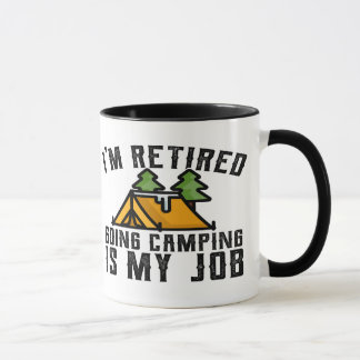 Camping Tasse für neu ermüdetes Camping ist mein J
