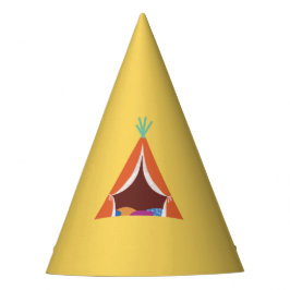 Camping Themed Birthday Hat Partyhütchen