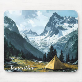 Camping Themenwelt Landschaftliche Aussicht Mousepad