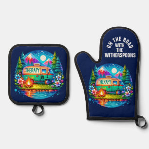Camping Therapy Ofenhandschuh & Topflappen-Set