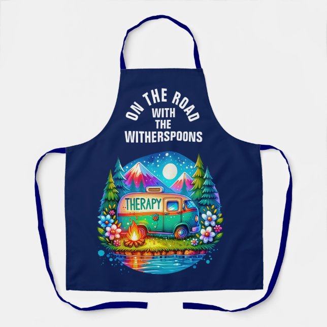Camping Therapy Schürze (Vorderseite)