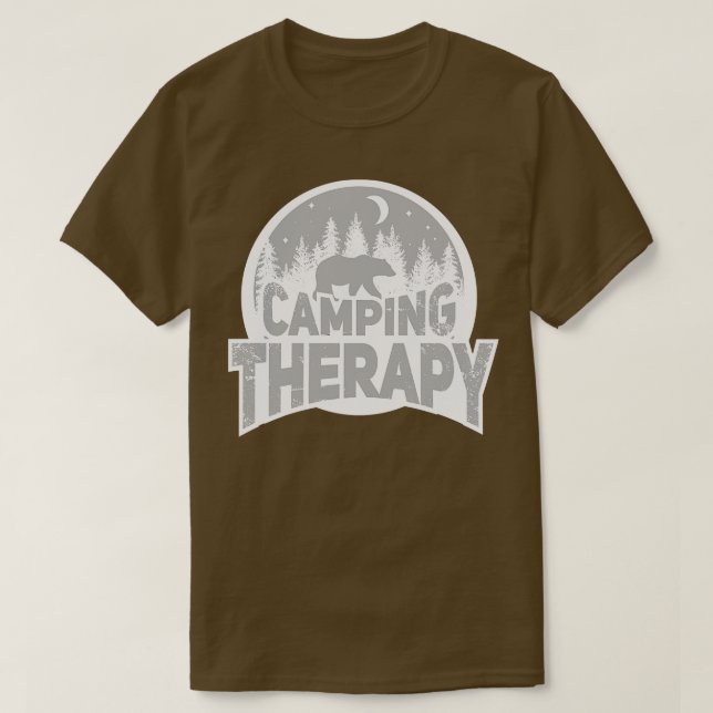 Camping Therapy T-Shirt (Design vorne)