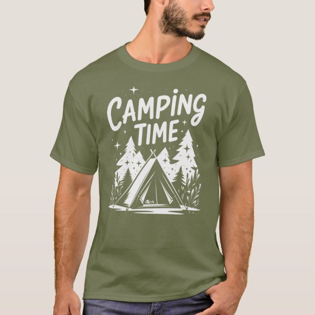 Camping Time Adventure T-Shirt (Vorderseite)