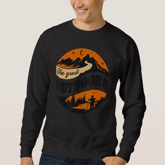 Camping Trails  The Great Outdoors Sweatshirt (Vorderseite)