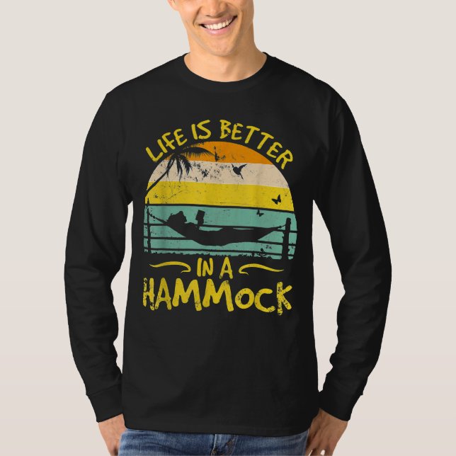 Camping Tree Hängematte Rückpackung Hammocking 2 T-Shirt (Vorderseite)