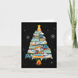 Camping Tree Lover Gift Co. Camper Weihnachtsbaum Karte
