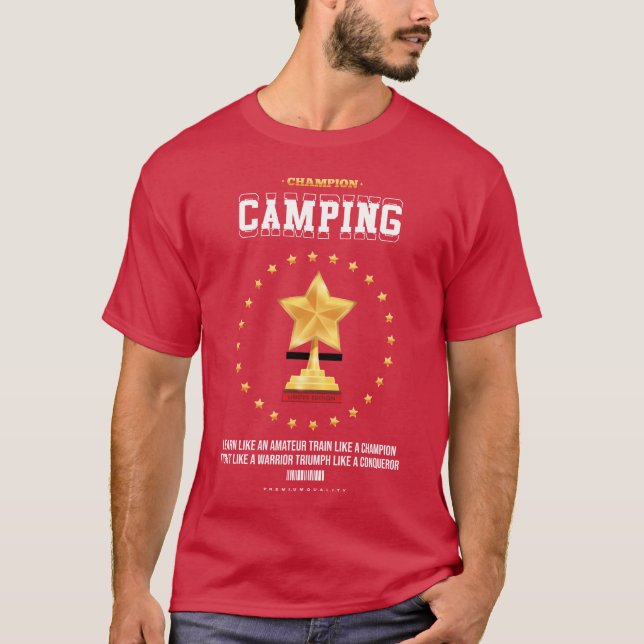 Camping-Trend Vintage T-Shirt (Vorderseite)