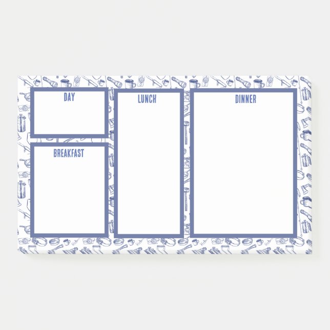 Camping Trip Family Meetingplanung Post-it Klebezettel (Vorderseite)
