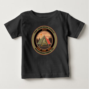 Camping-Trip-Foto-Zelt für benutzerdefinierte Grup Baby T-shirt
