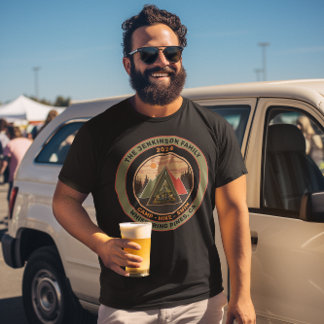 Camping-Trip-Foto-Zelt für benutzerdefinierte Grup T-Shirt