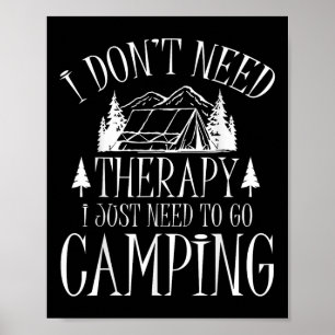 Camping Trip Summer Vacacation Family Wiedersehen  Poster