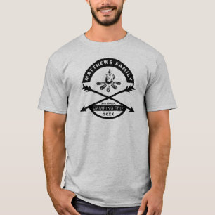 Camping Trip Wiedersehen Shirt Dunkles Design