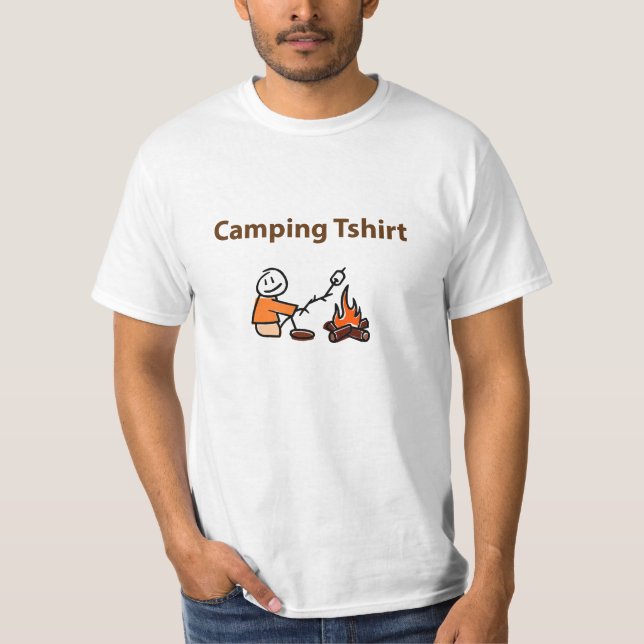 Camping Tshirt (Vorderseite)