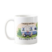 Camping und Bier auf einem