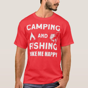 Camping und Fang von Fischfanggerät 5 T-Shirt
