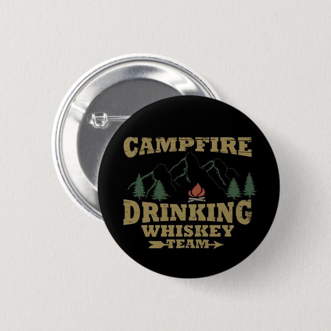 Camping und Trinken Button (Vorne & Hinten)