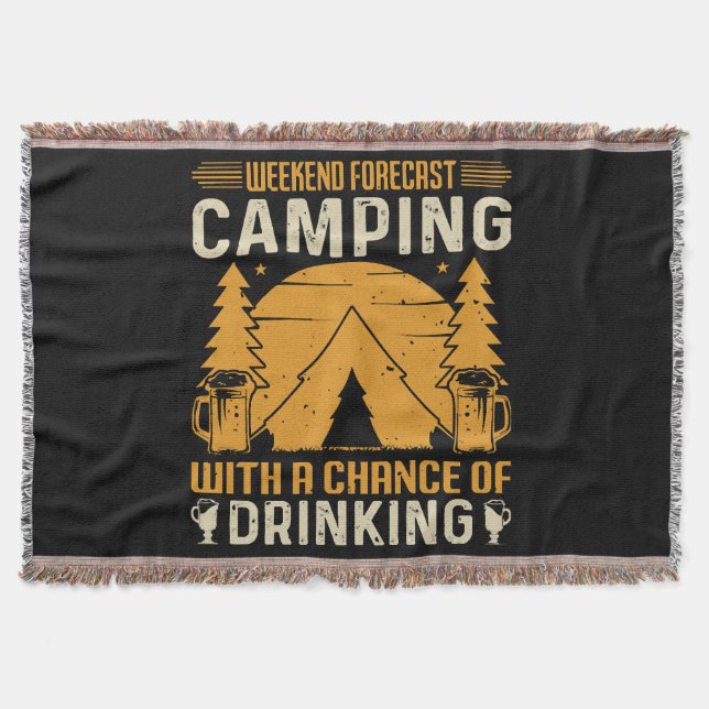 Camping und Trinken Decke (Vorderseite)
