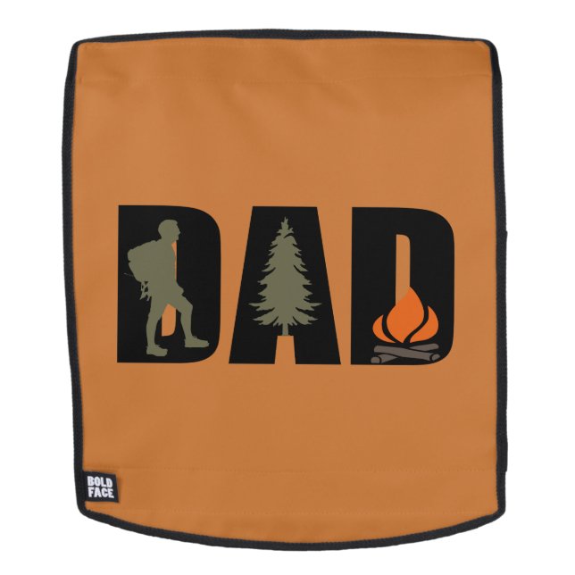 Camping- und Wandervater Rucksack (Abnehmbare Front)