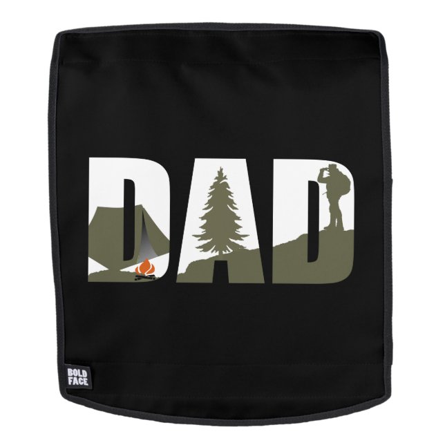 Camping- und Wandervater Rucksack (Abnehmbare Front)