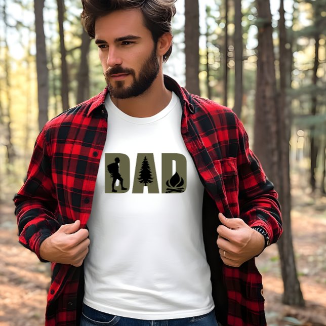 Camping- und Wandervater T-Shirt (Von Creator hochgeladen)