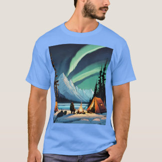 Camping unter dem Orora borealis TShirt
