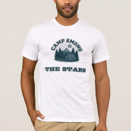 Camping unter den Sternen Vintage Outdoor-Camping  T-Shirt