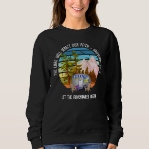 Camping Van Life Christlich Sweatshirt