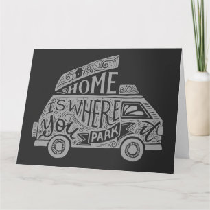 Camping Van Life Fun Inspiration-Quote-Karte Karte