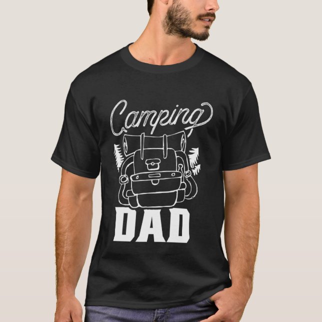 Camping Vater Camper Camper Camper Camper Außenpul T-Shirt (Vorderseite)