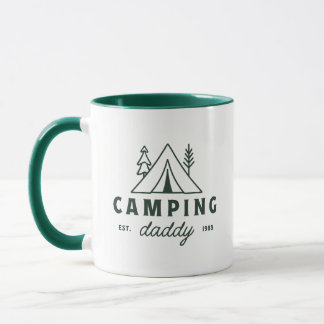 Camping-Vater Papa Wald Camper lustiger Vater Tasse