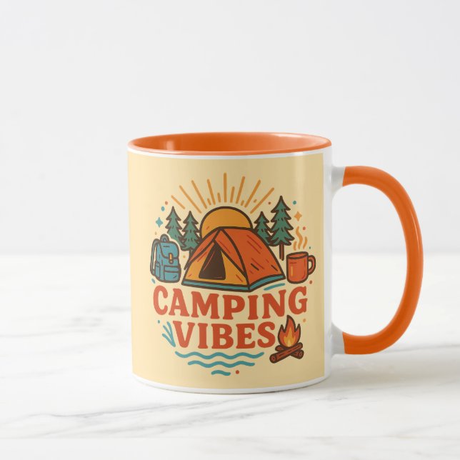 Camping Vibes Kombi-Tasse Tasse (Rechts)