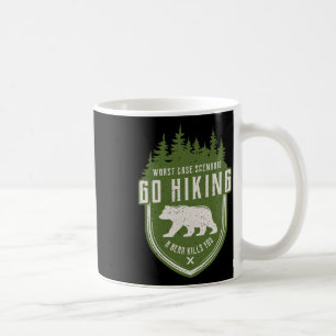 Camping Vintage Geh Wandern Spaß Sommer Bergsteige Kaffeetasse