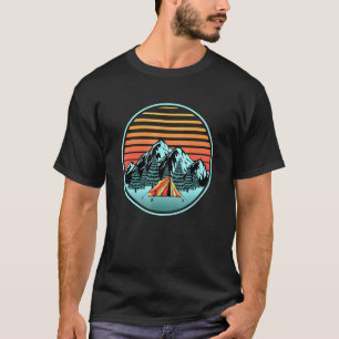 Camping-Wanderer-Retro-Synthwave-Wanderung-Camp-Ze T-Shirt