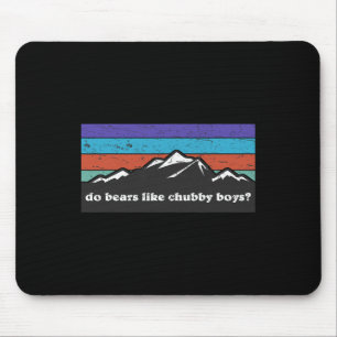 Camping Wandern Outdoor Berg, Mögen Bären Chu Mousepad