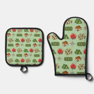 Camping Wandern Outdoor Summer Camp Handtuch Ofenhandschuh & Topflappen-Set