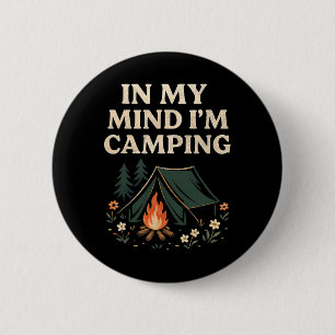 Camping Wandern Urlaub Button