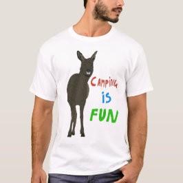 Camping Wandern Wald Kunst T-Shirt